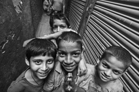 Kids at Majnu Ka Tilla